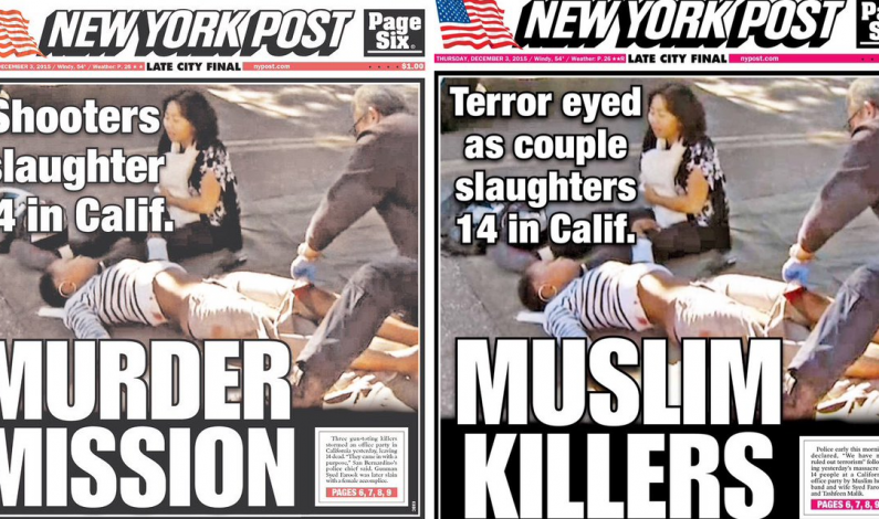 NY Post changed its original headline changed to MUSLIM KILLERS